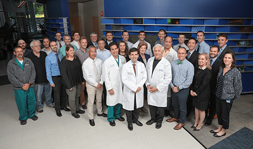 A photo of faculty members from the Heart Institute.